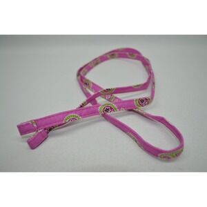 Vera Bradley RARE Bermuda Pink Paisley Retired Pattern Replacement Snap Strap